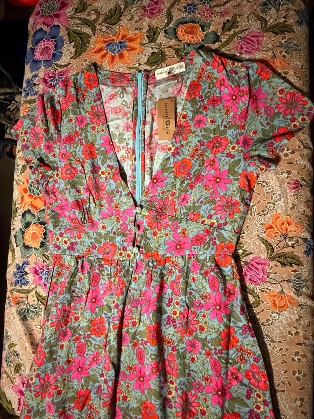 Natural Life Evangeline Maxi Dress XS NWT